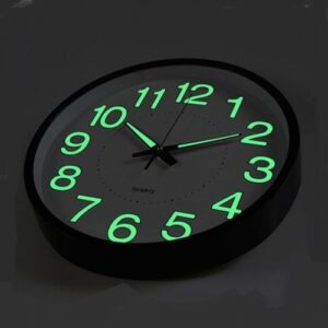 Dark Wall Luminous Wall Clock